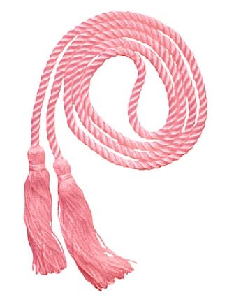 pink graduation cords